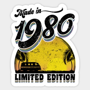 Made in 1980 All Original Parts Sticker